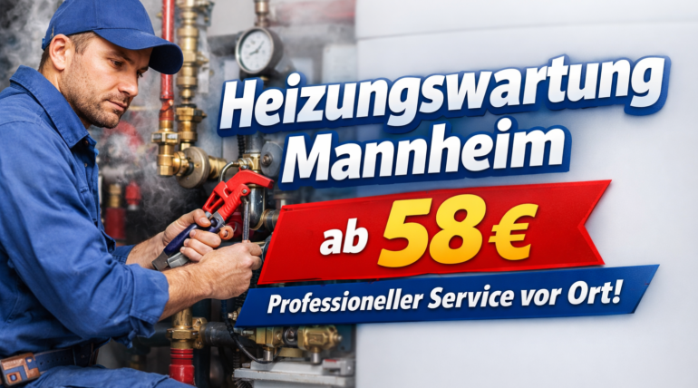 Heizung Wartung Mannheim – Professionelle Kontrolle und Wartung ab 58 €