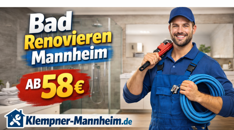 Bad renovieren Mannheim ab 58 €