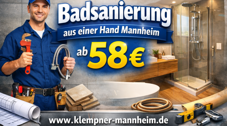 Badsanierung aus einer Hand Mannheim ab 58 €