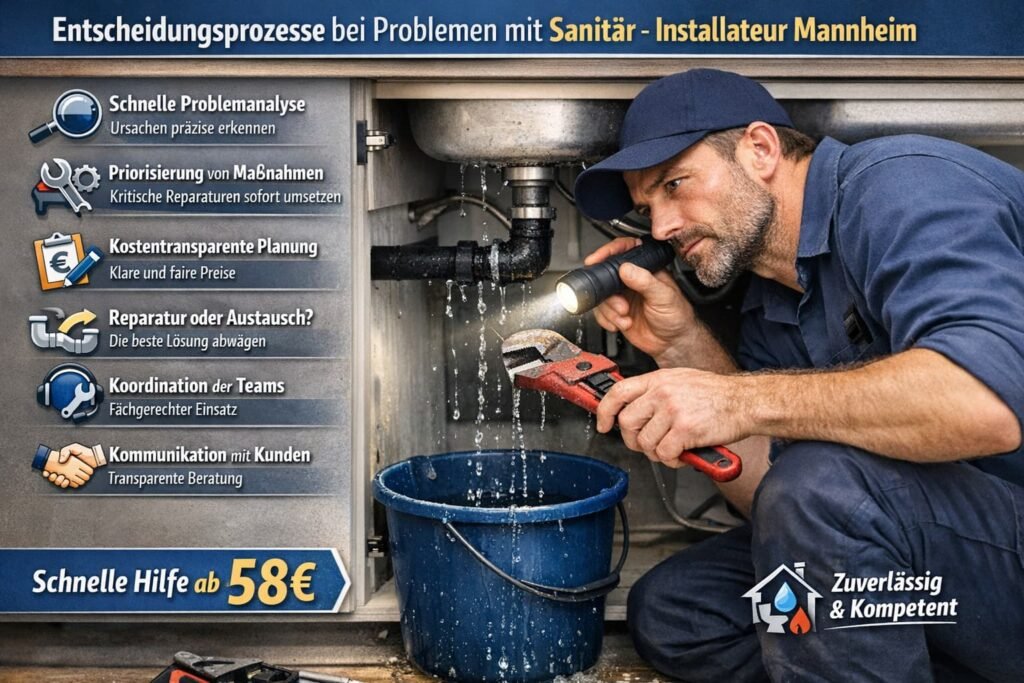 Werkzeugkasten eines Sanitär Installateurs in Mannheim