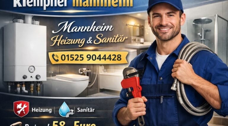 Klempner Mannheim – Professioneller Heizungs- und Sanitärservice ab 58€ mit schnellem Notdienst