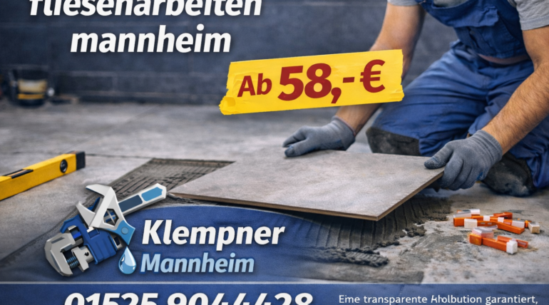 fliesenarbeiten mannheim ab 58 €