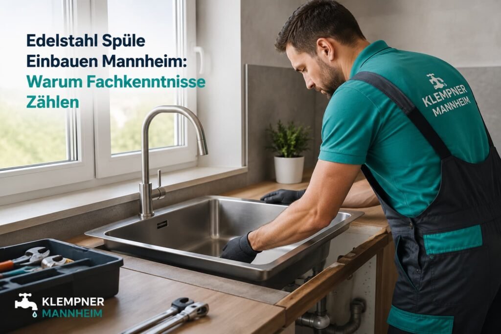 Edelstahl Spüle Einbauen Mannheim durch erfahrenen Klempner