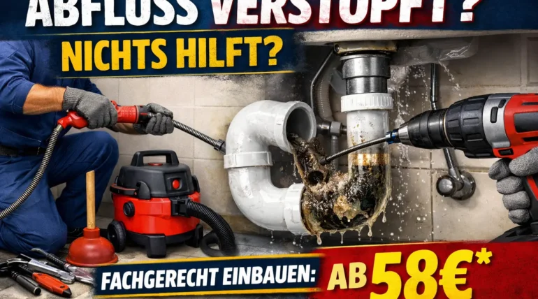 abfluss verstopft nichts hilft