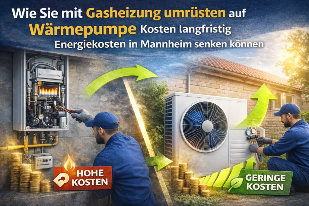 Wie Sie mit gasheizung umrüsten auf wärmepumpe kosten langfristig Energiekosten in Mannheim senken können