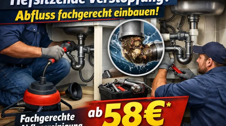 tiefsitzende verstopfung abfluss