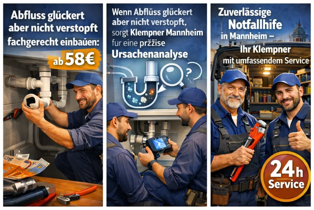 Zuverlässige Notfallhilfe in Mannheim – Ihr Klempner mit umfassendem Service