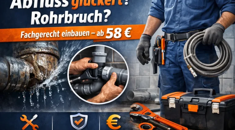 abfluss gluckert rohrbruch