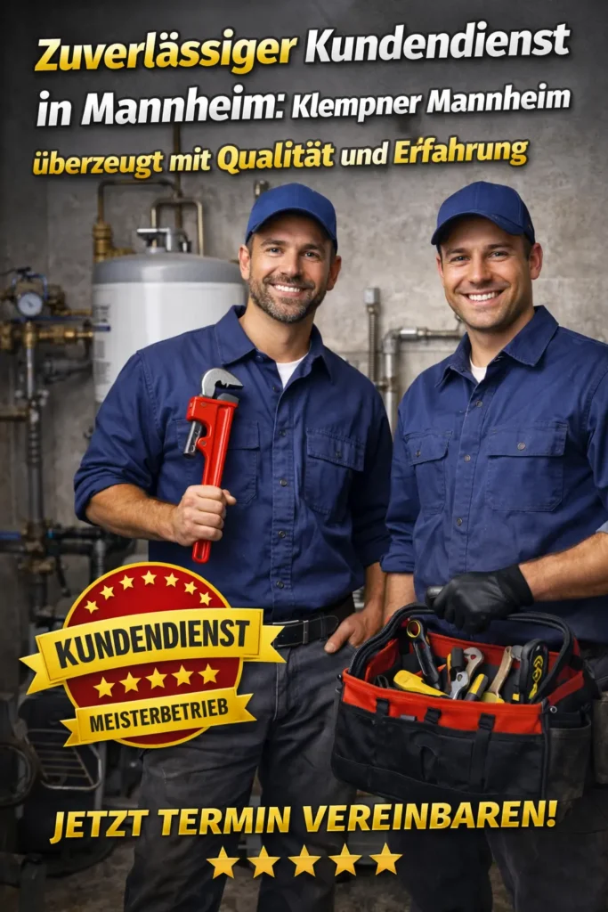 Zuverlässiger Kundendienst in Mannheim: Klempner Mannheim überzeugt mit Qualität und Erfahrung