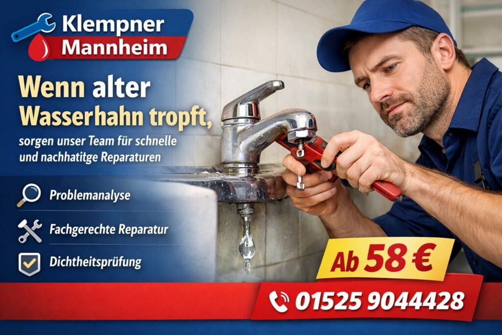 alter wasserhahn tropft