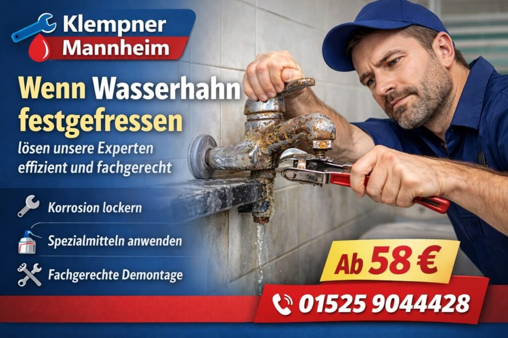 wasserhahn festgefressen lösen