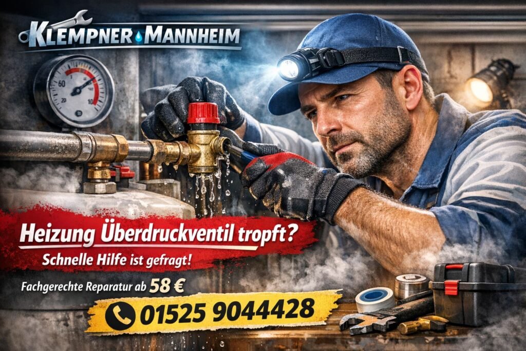 heizung überdruckventil tropft
