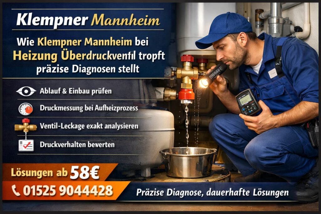 heizung überdruckventil tropft