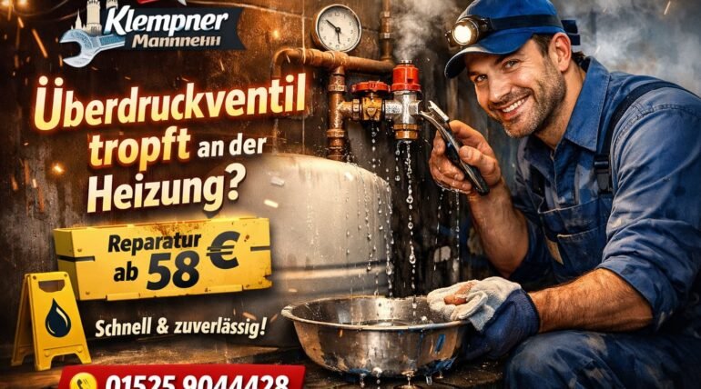 überdruckventil heizung tropft