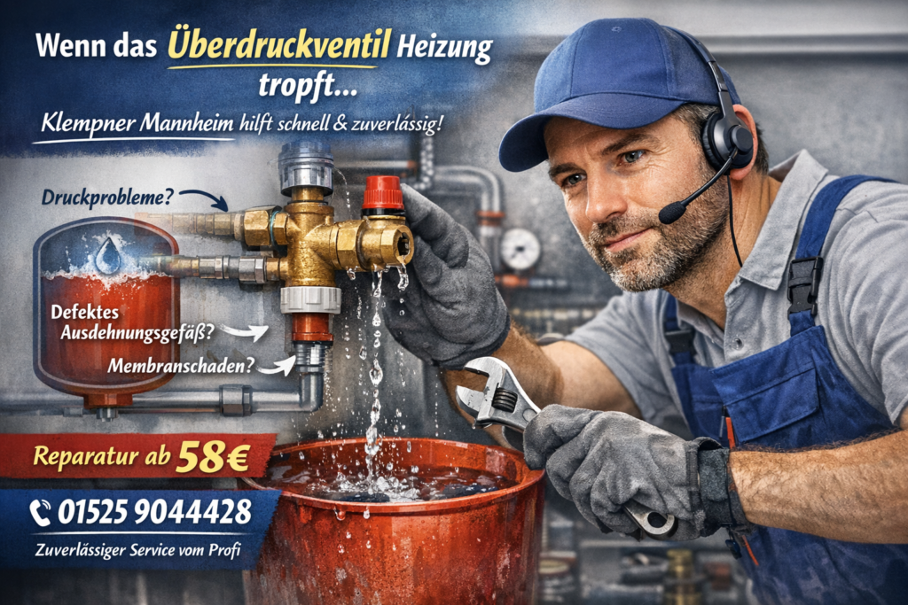 überdruckventil heizung tropft