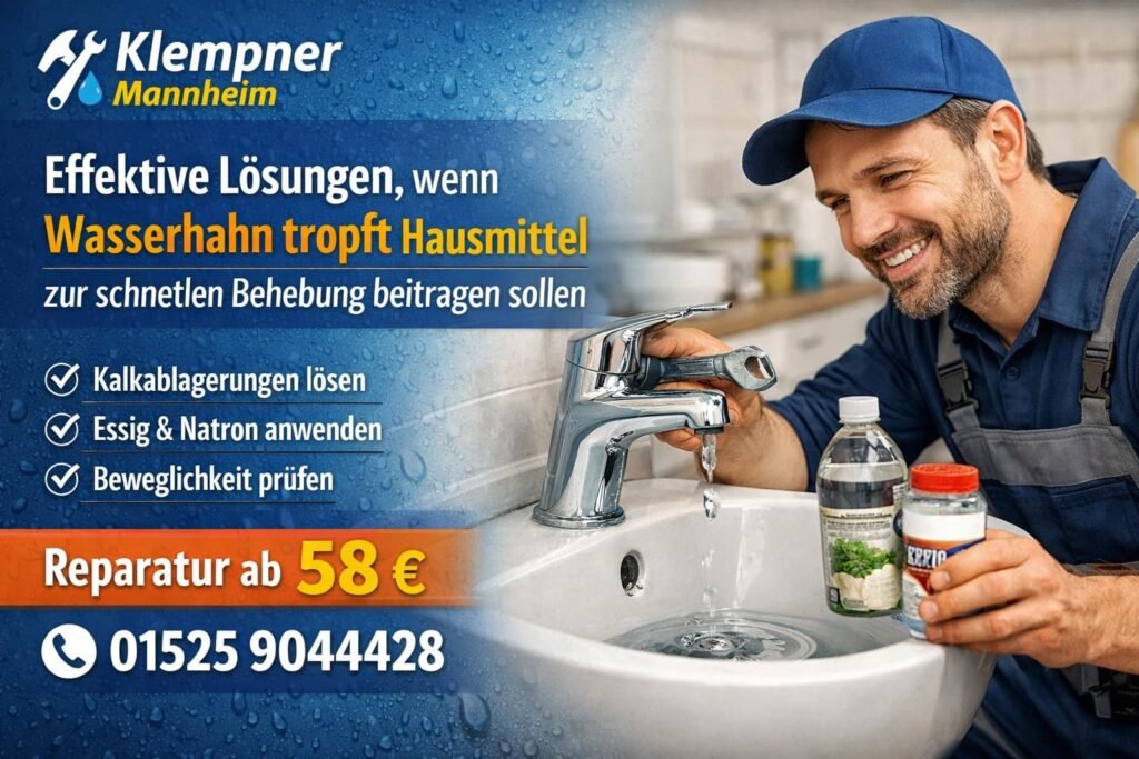 wasserhahn tropft hausmittel