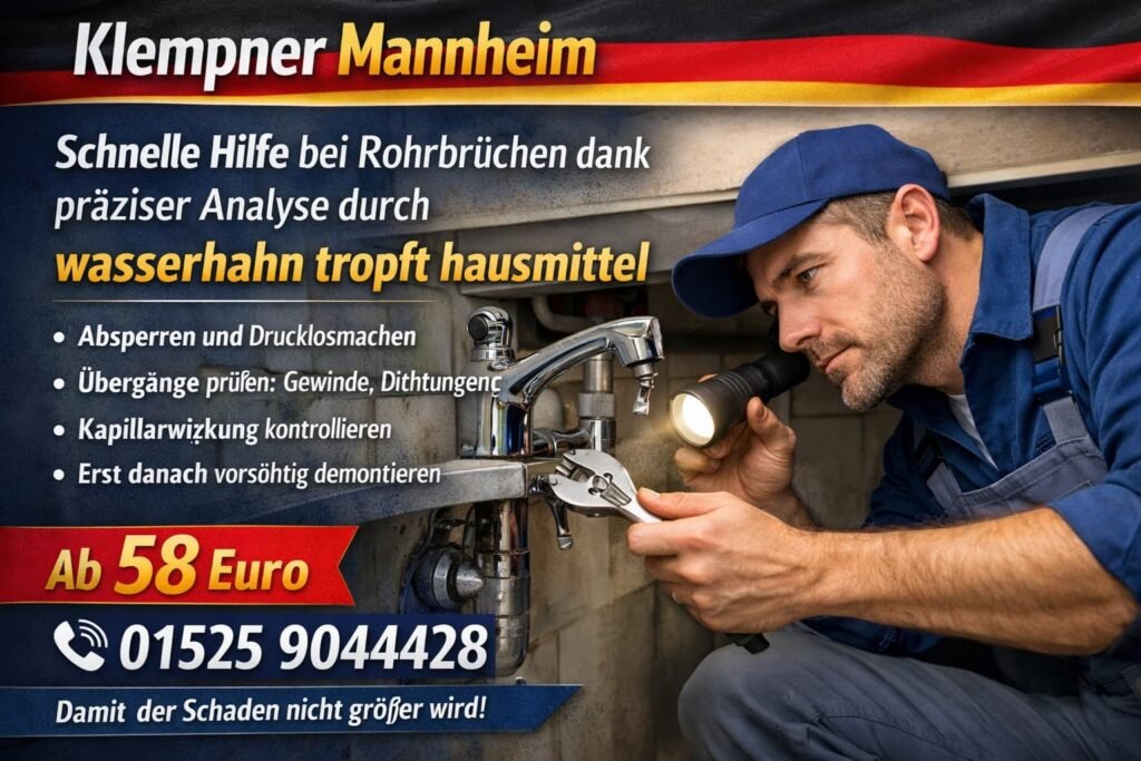 wasserhahn tropft hausmittel