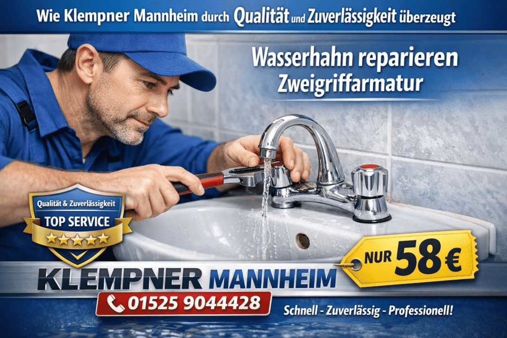 wasserhahn reparieren zweigriffarmatur