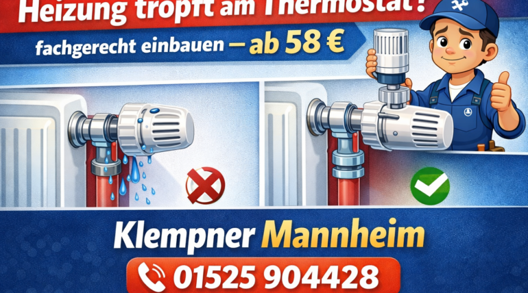 Heizung Tropft Am Thermostat