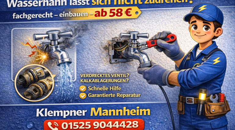 Wasserhahn Lässt Sich Nicht zudrehen