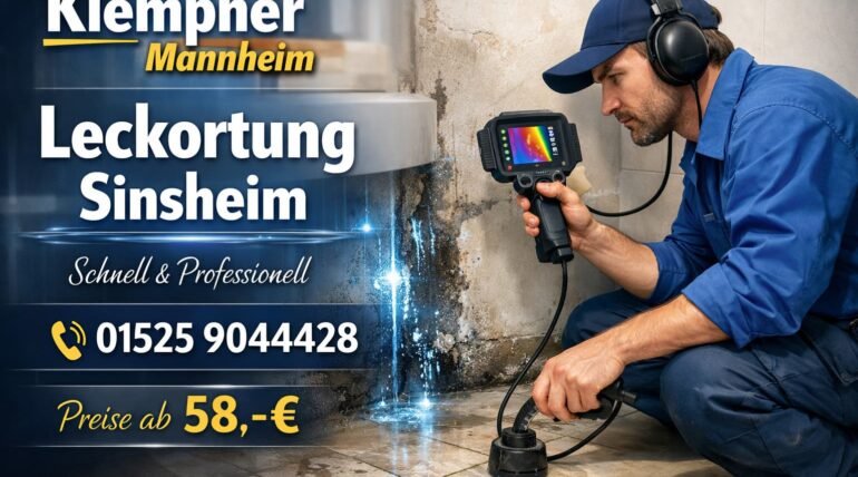 Klempner Mannheim Leckortung Sinsheim – professionelle Lecksuche ab 58€