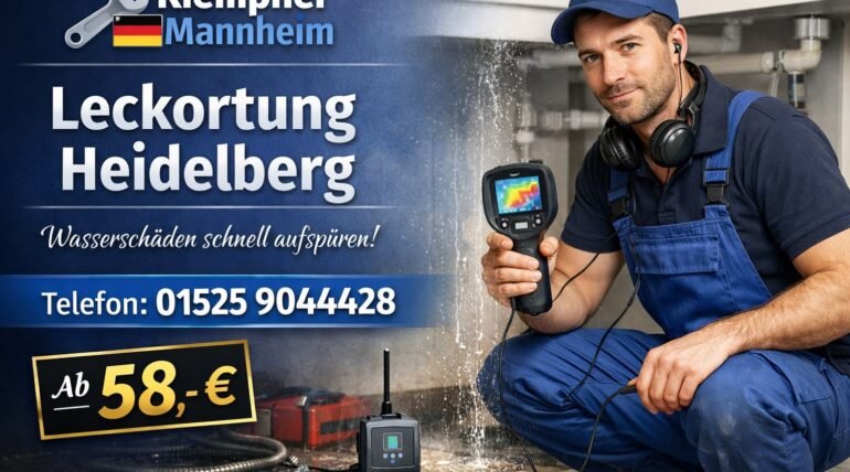 Klempner Mannheim Techniker bei Leckortung in Heidelberg – professionelle Ortung von Wasserschäden ab 58€