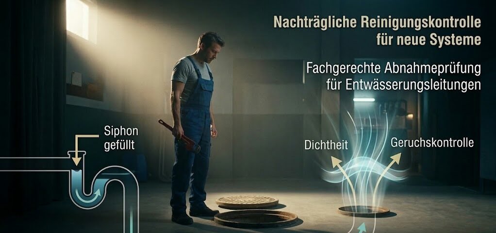 Dichtheit, Rückstausicherung, Gerüche: Welche Sicherheitschecks nach der Reinigung sinnvoll sind