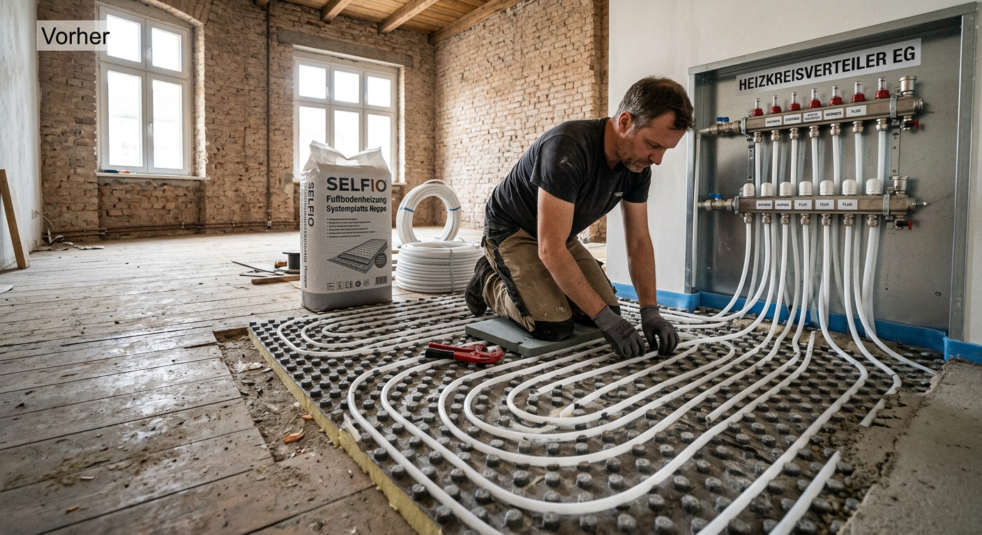 fußbodenheizung selbst verlegen altbau fußbodenheizung selbst verlegen altbau