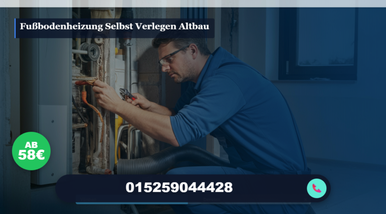 fußbodenheizung selbst verlegen altbau