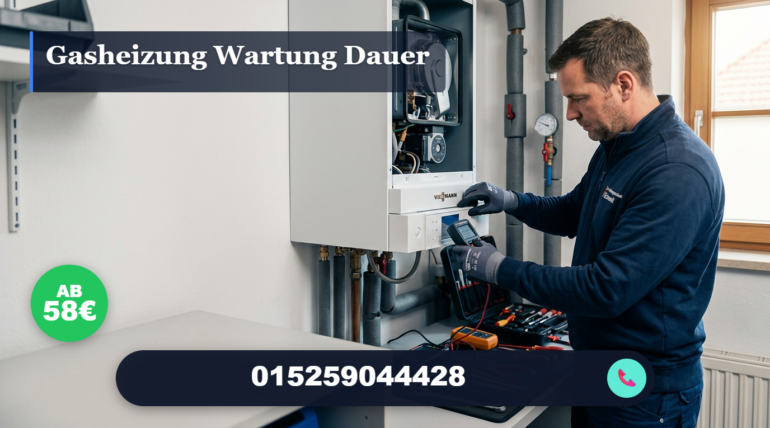 gasheizung wartung dauer