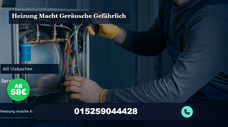 heizung macht geräusche gefährlich