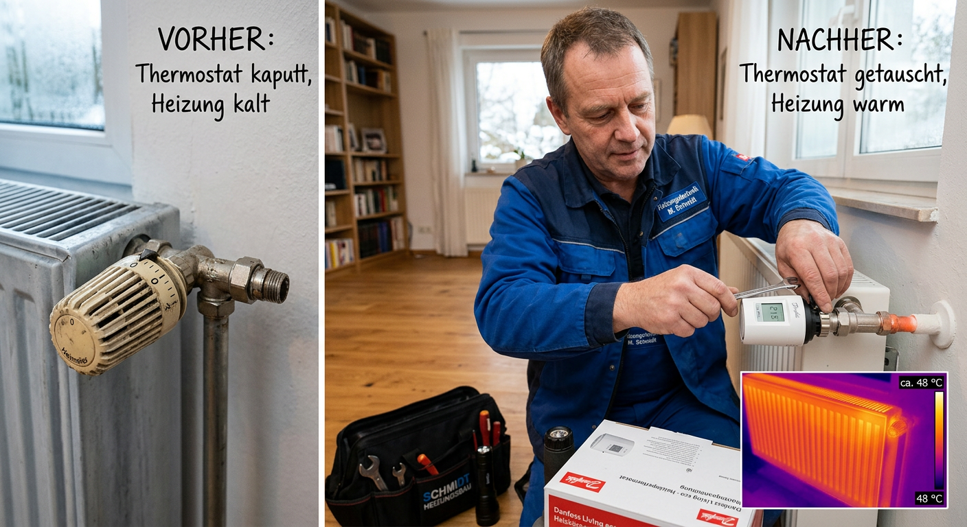 thermostat kaputt heizung kalt