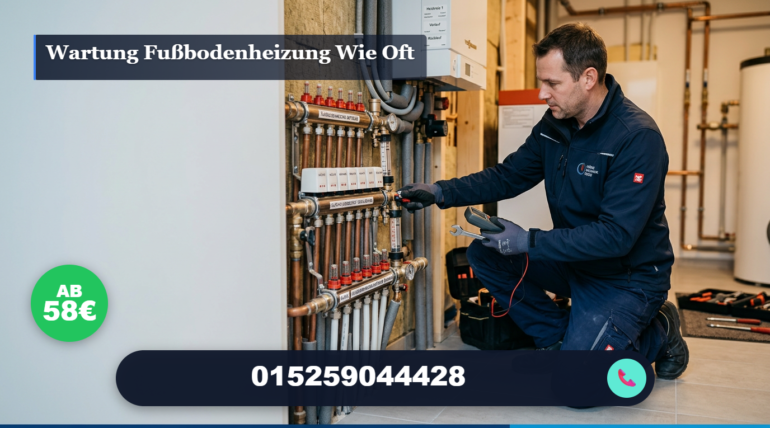wartung fußbodenheizung wie oft