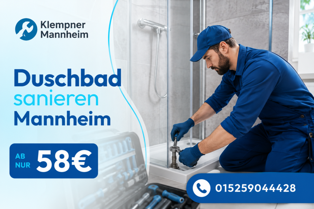 Fachhandwerker bei der Modernisierung eines Badezimmers