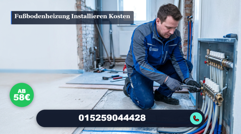 fußbodenheizung installieren kosten