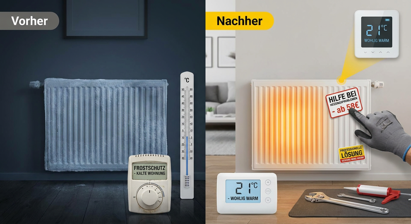 Heizung wird nicht warm außentemperatur ab 58€ Hilfe bei
