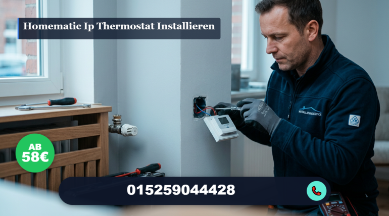 homematic ip thermostat installieren