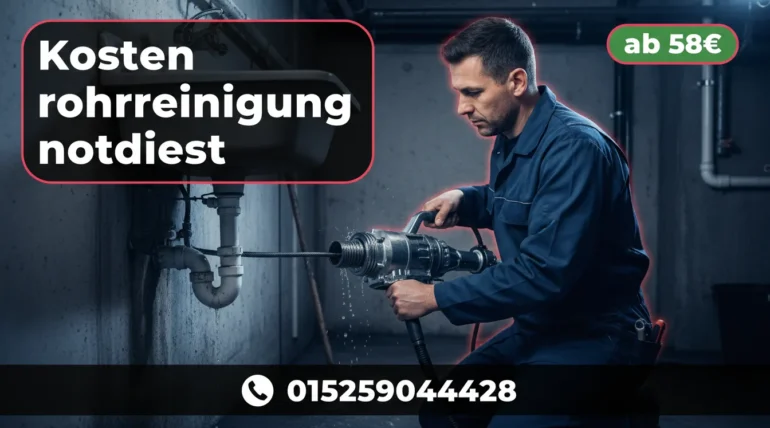 kosten rohrreinigung notdienst