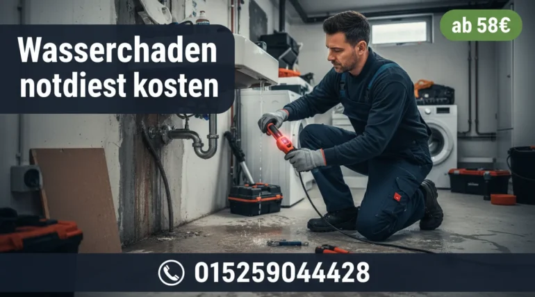 wasserschaden notdienst kosten