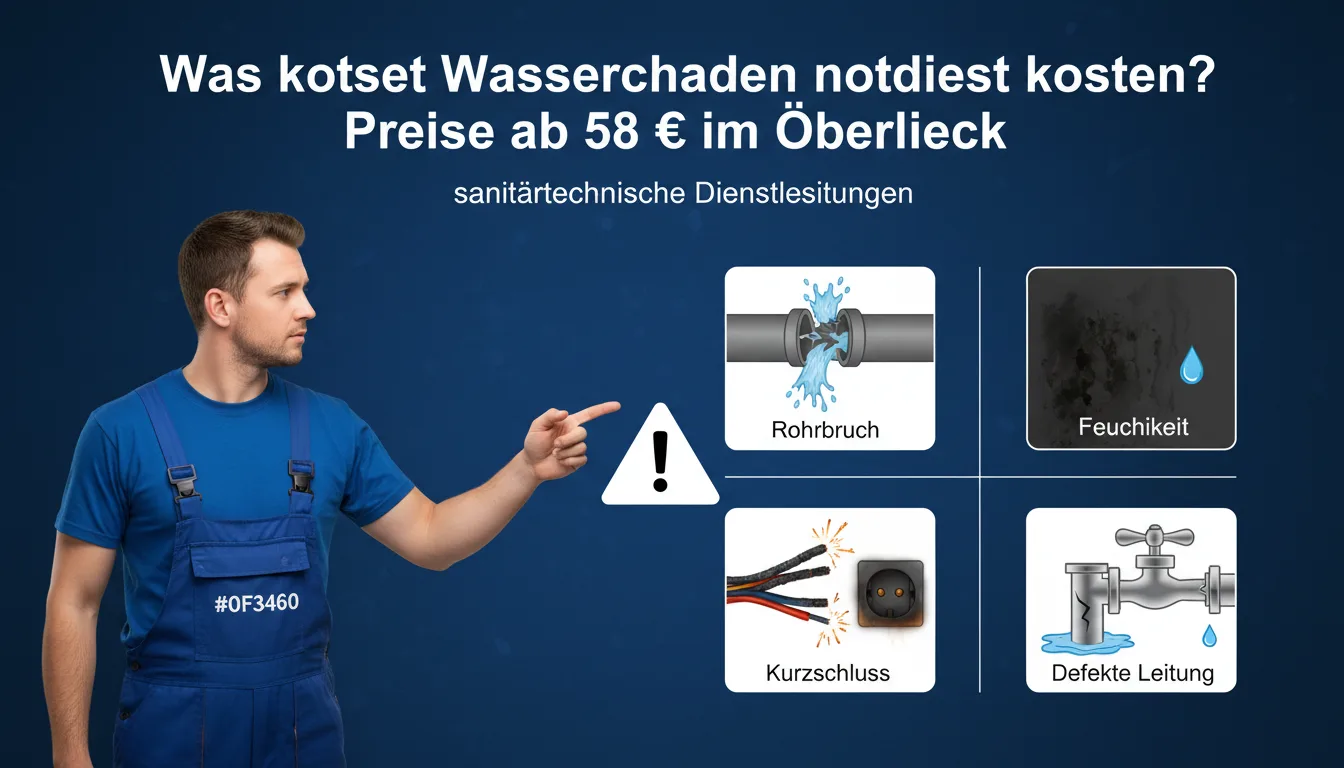 wasserschaden notdienst kosten – Problem