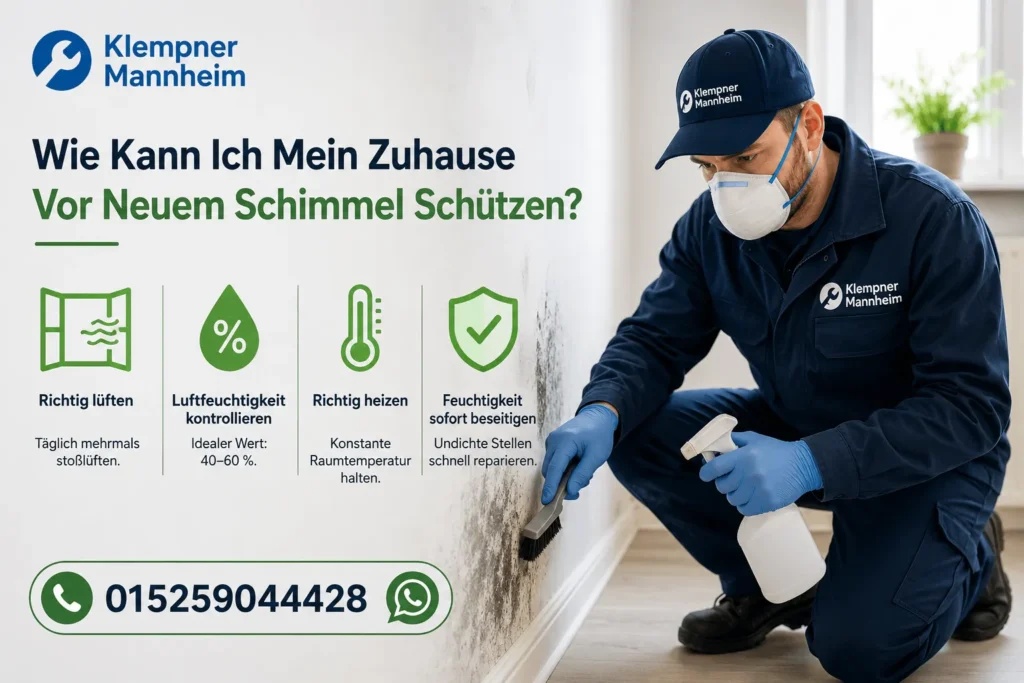 Schimmel vorbeugen mit richtiger Lüftung und Feuchtigkeitskontrolle.