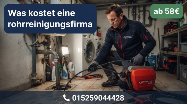 was kostet eine rohrreinigungsfirma