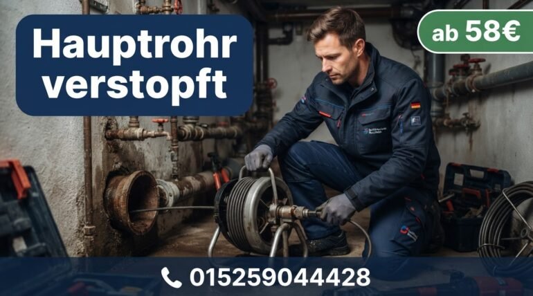 hauptrohr verstopft